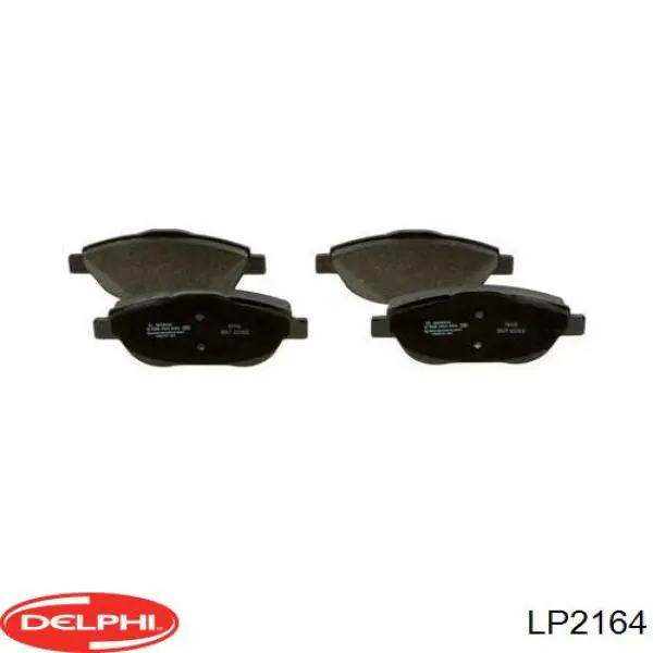 Гальмівні колодки Delphi LP2164 ціна, від 24.62 USD