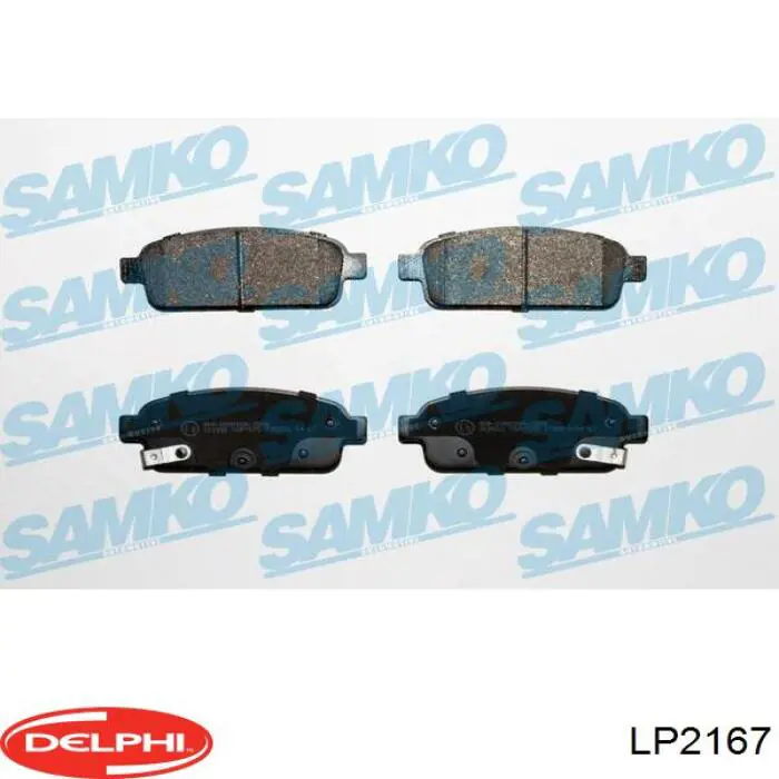 Купити LP2167 Delphi Задні колодки