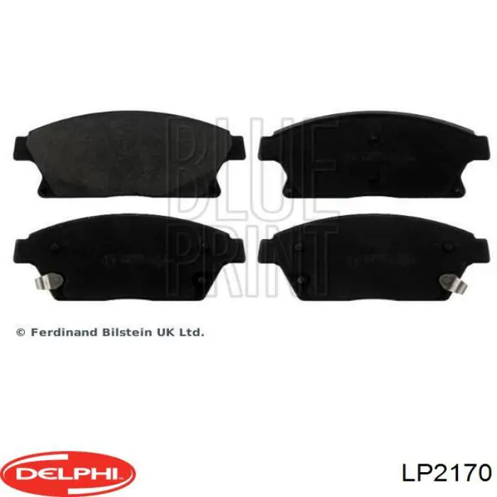 Гальмівні колодки Delphi LP2170 ціна, від 28.11 USD