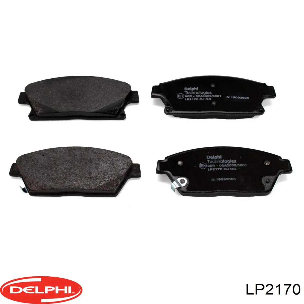Купити LP2170 Delphi Колодки гальмівні передні, дискові