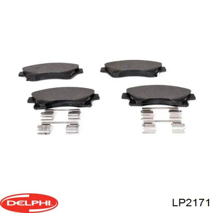 Гальмівні колодки Delphi LP2171 ціна, від 28.82 USD