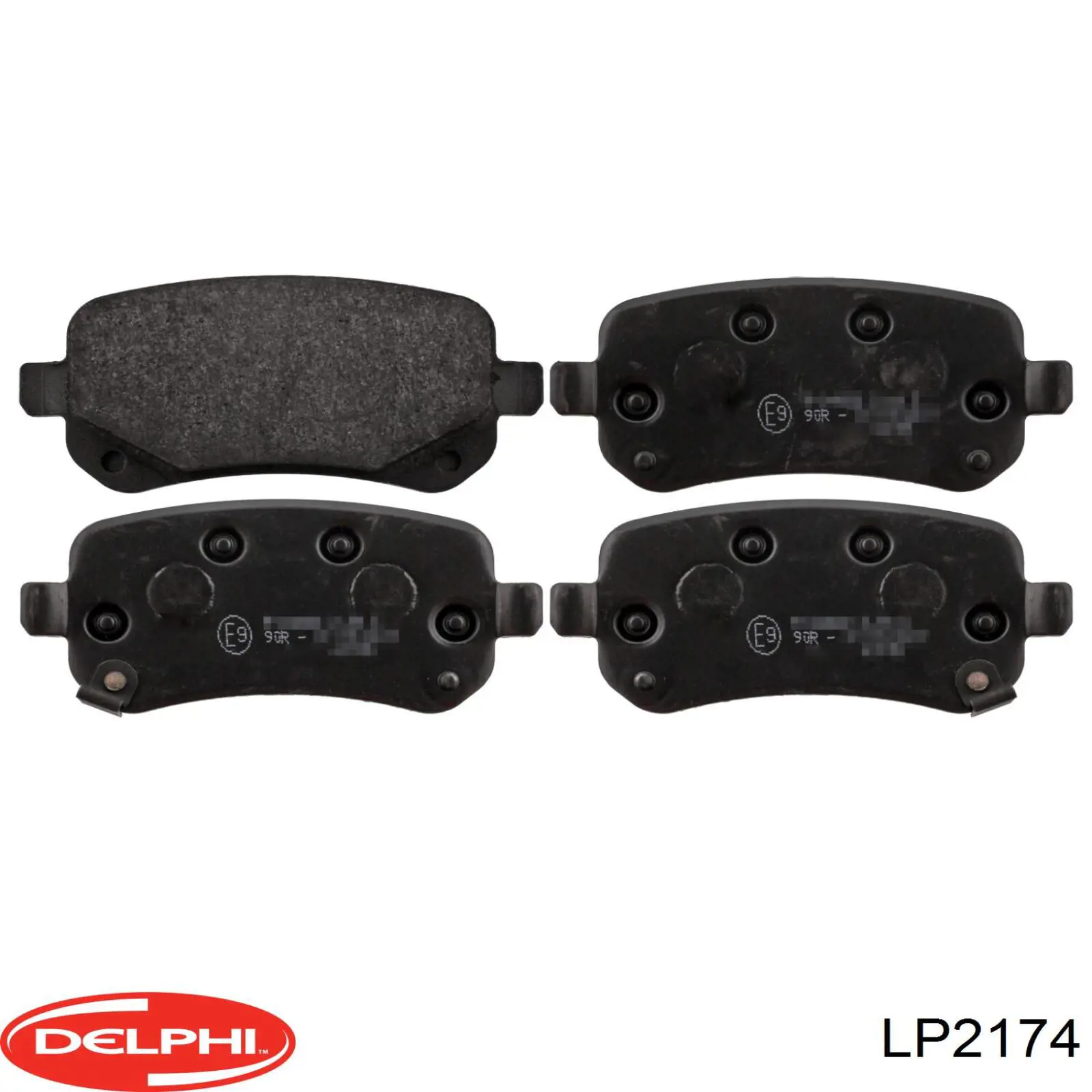 Задні гальмівні колодки Delphi LP2174 ціна, від 24.48 USD