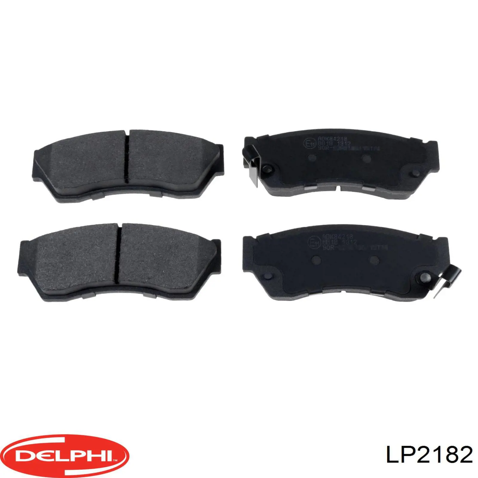 Гальмівні колодки Delphi LP2182 ціна, від 18.47 USD