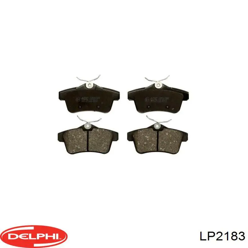 Гальмівні колодки Delphi LP2183 ціна, від 20.10 USD