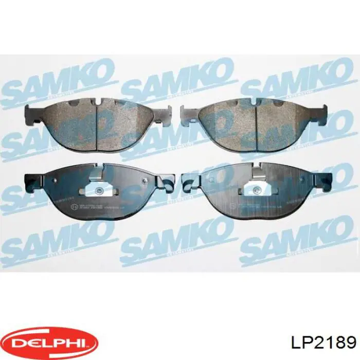 Передні тормозні колодки LP2189 Delphi