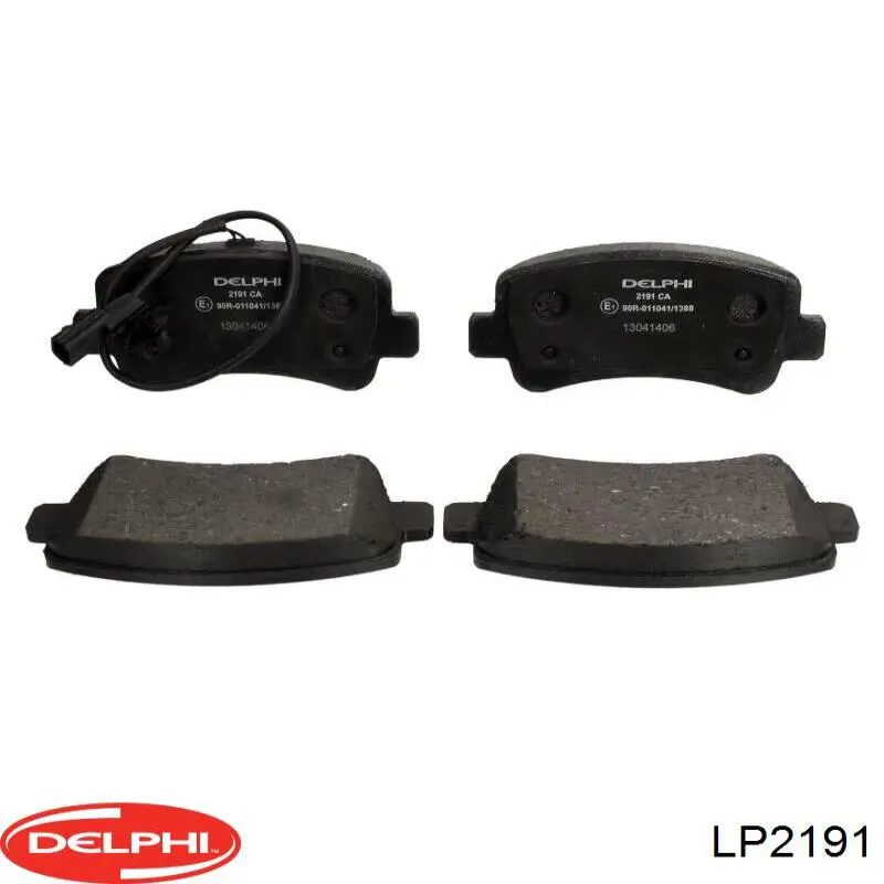 Купити LP2191 Delphi Задні колодки