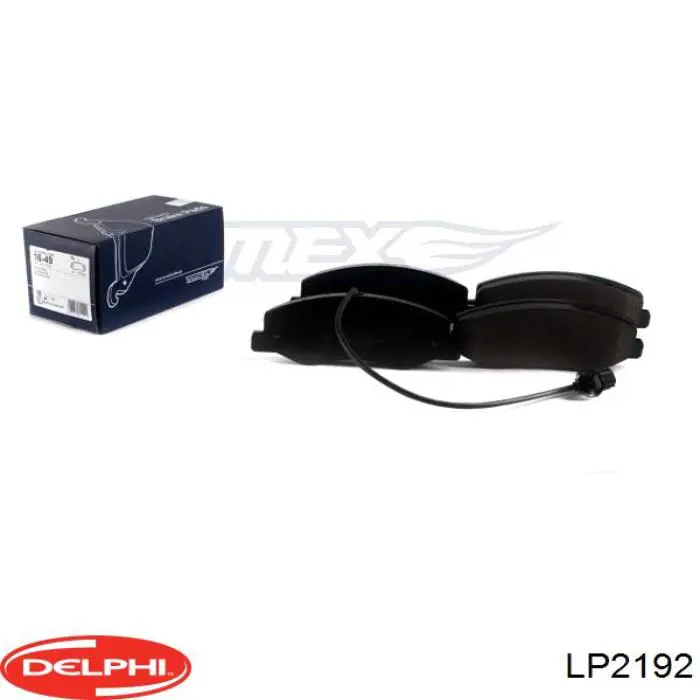 Задні гальмівні колодки LP2192 Delphi