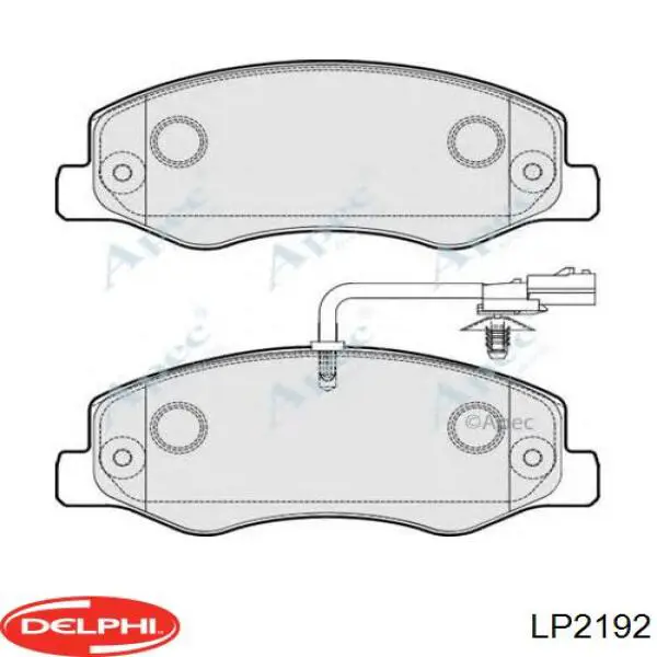 Задні дискові колодки Delphi LP2192
