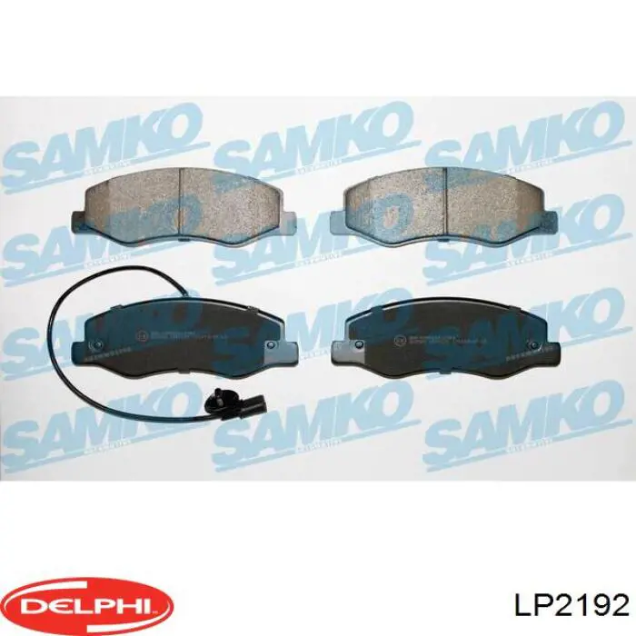 Купити LP2192 Delphi Задні колодки