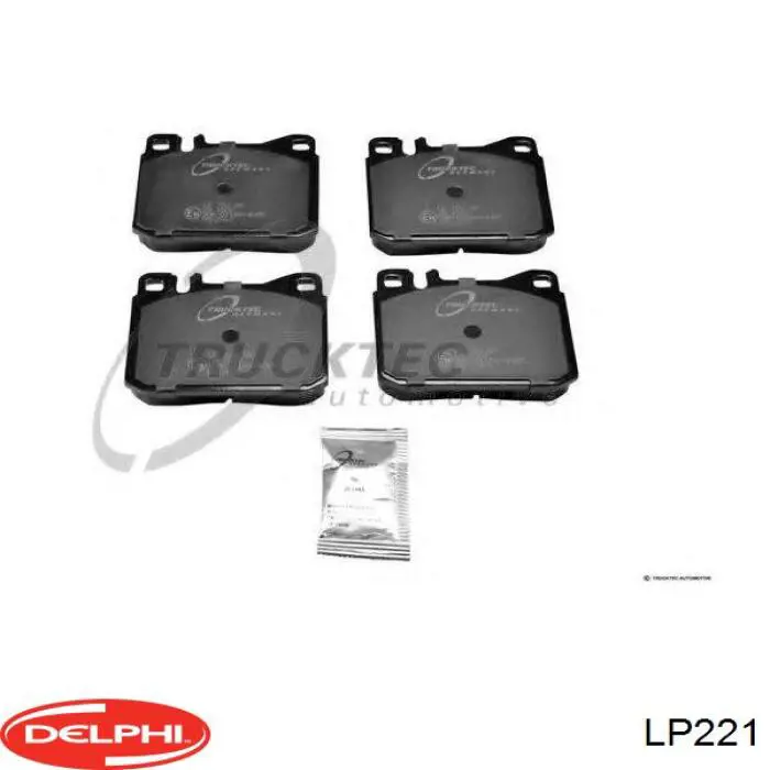Передні тормозні колодки LP221 Delphi