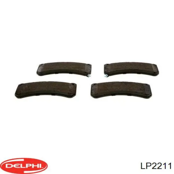 LP2211 Delphi колодки гальмівні передні, дискові