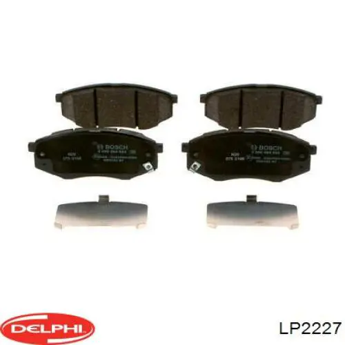 LP2227 Delphi Передні гальмівні колодки