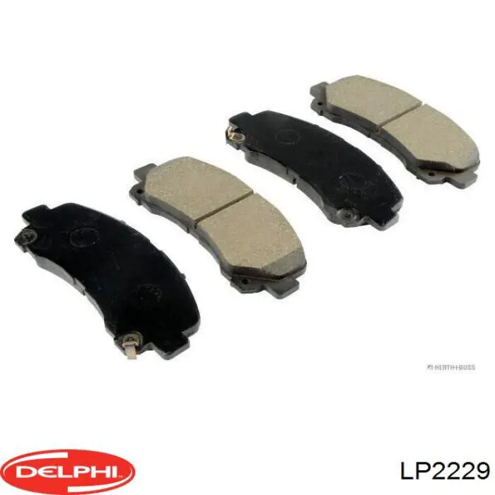 Купити LP2229 Delphi Колодки гальмівні передні, дискові