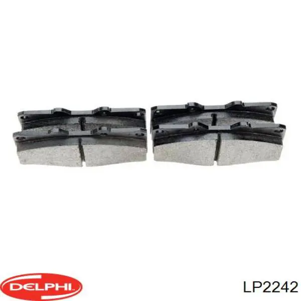Купити LP2242 Delphi Колодки гальмівні передні, дискові
