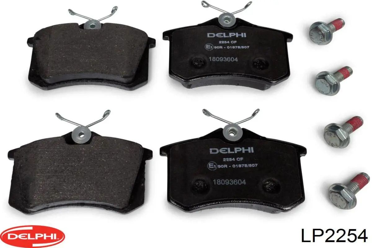 Купити LP2254 Delphi Задні колодки