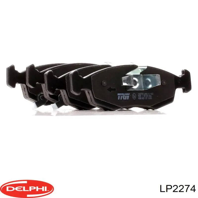Передні тормозні колодки LP2274 Delphi