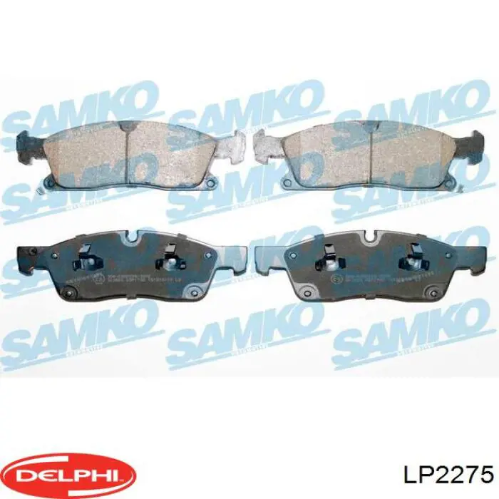 Передні тормозні колодки LP2275 Delphi