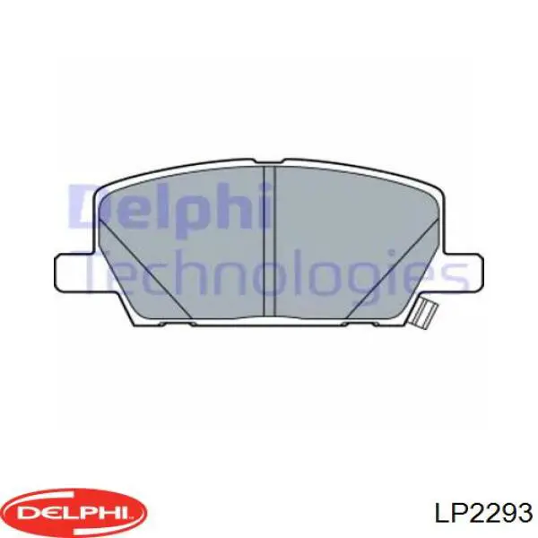 Гальмівні колодки Delphi LP2293 ціна, від 31.75 USD