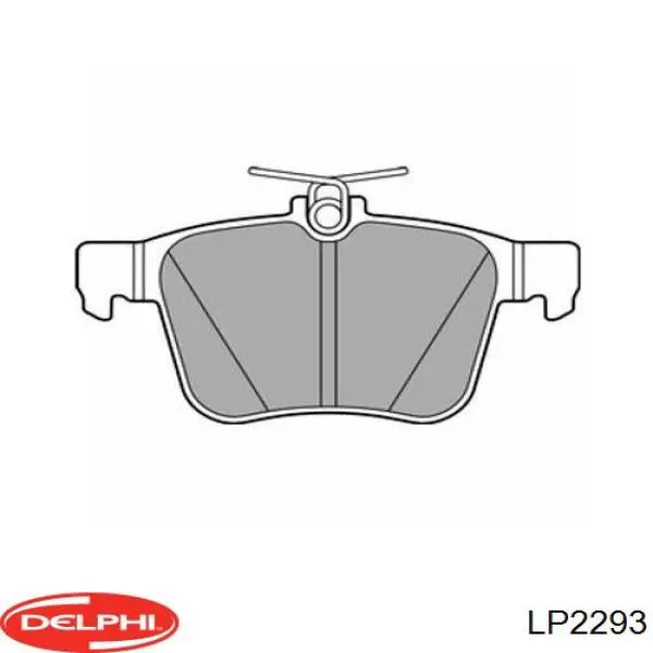 Купити LP2293 Delphi Колодки гальмівні передні, дискові