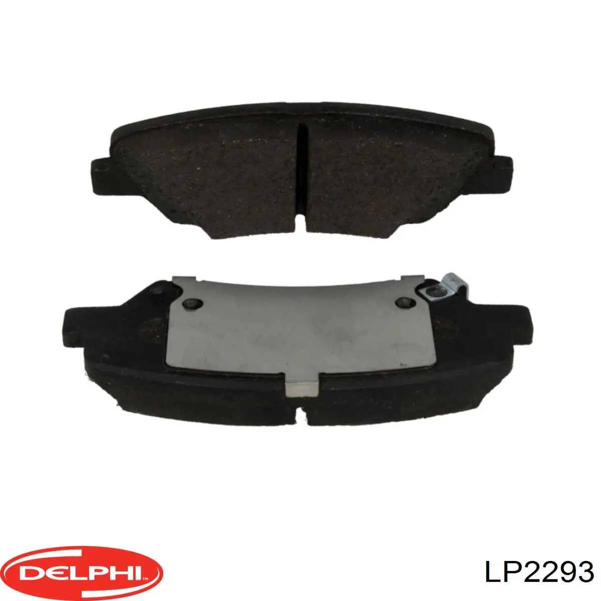 LP2293 Delphi колодки гальмівні передні, дискові
