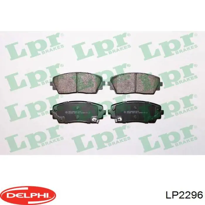Передні тормозні колодки LP2296 Delphi