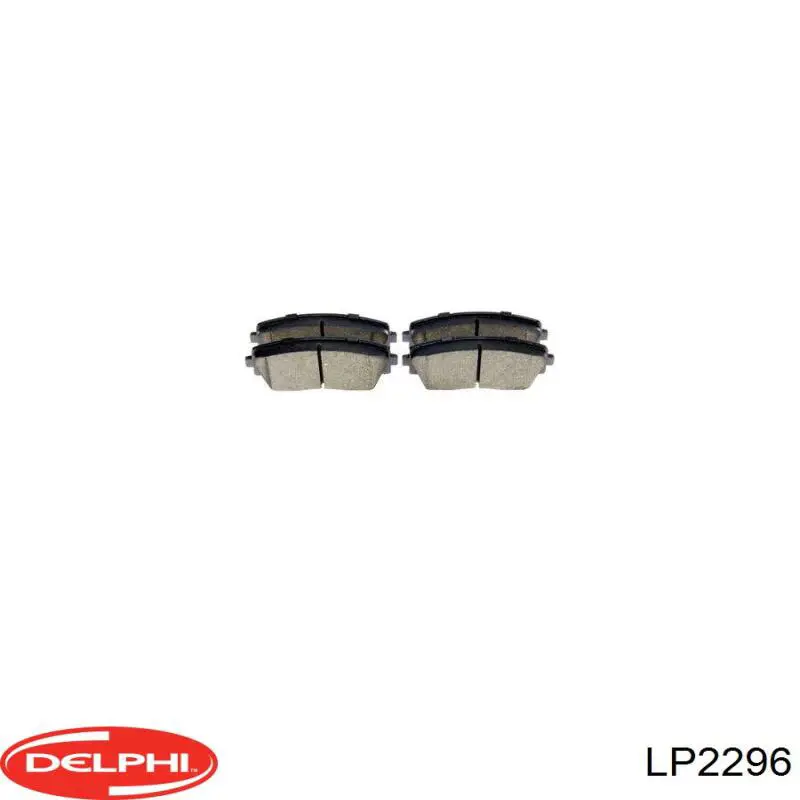 LP2296 Delphi колодки гальмівні передні, дискові