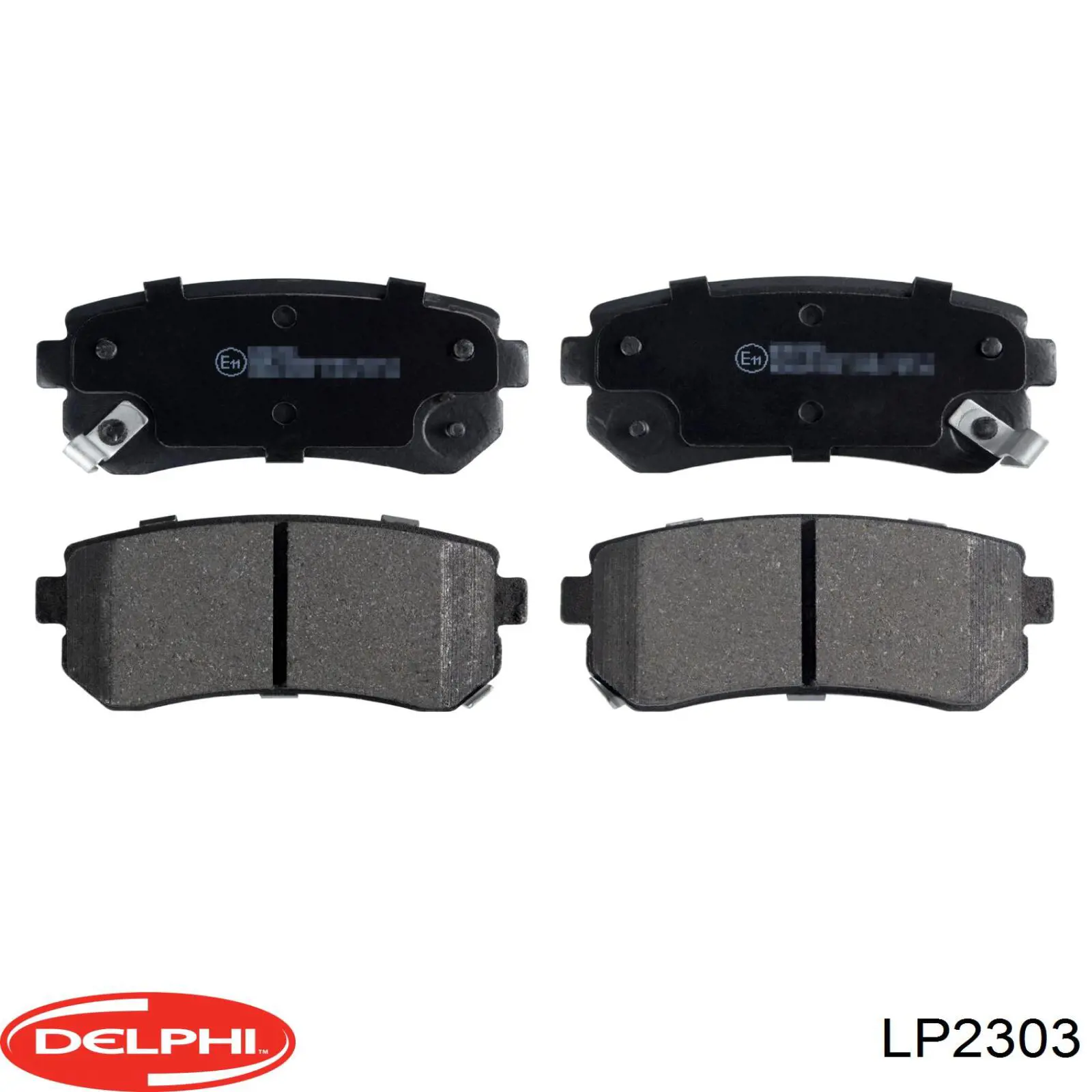 Купити LP2303 Delphi Задні колодки