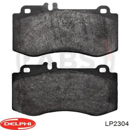 Передні тормозні колодки LP2304 Delphi