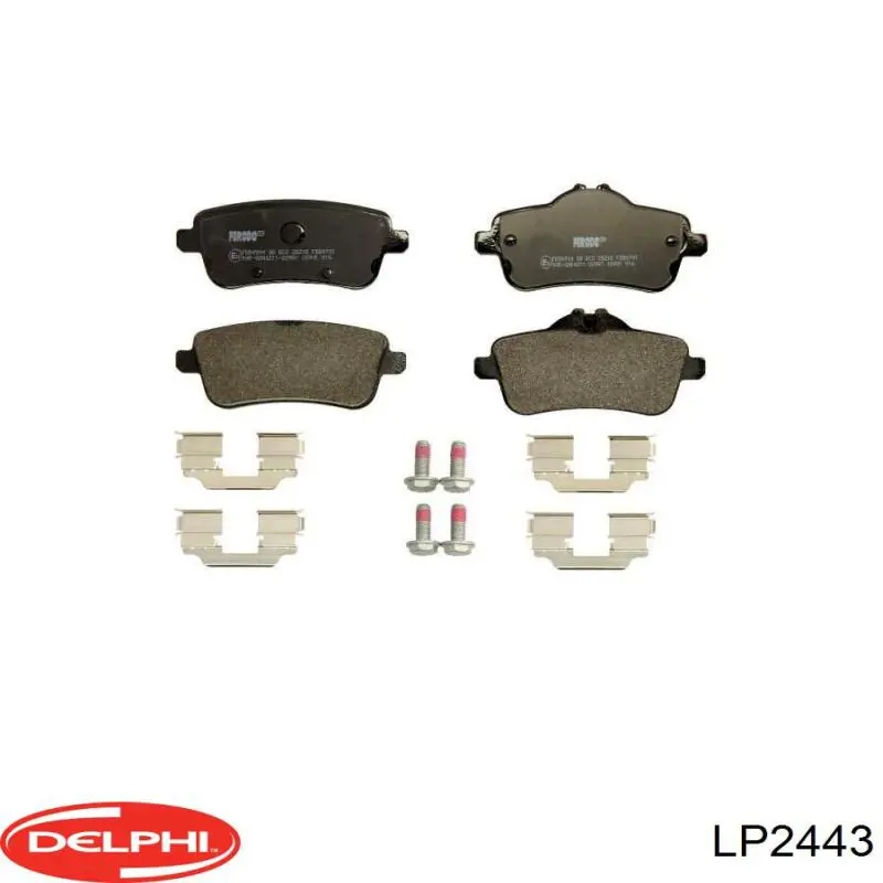 Задні гальмівні колодки LP2443 Delphi