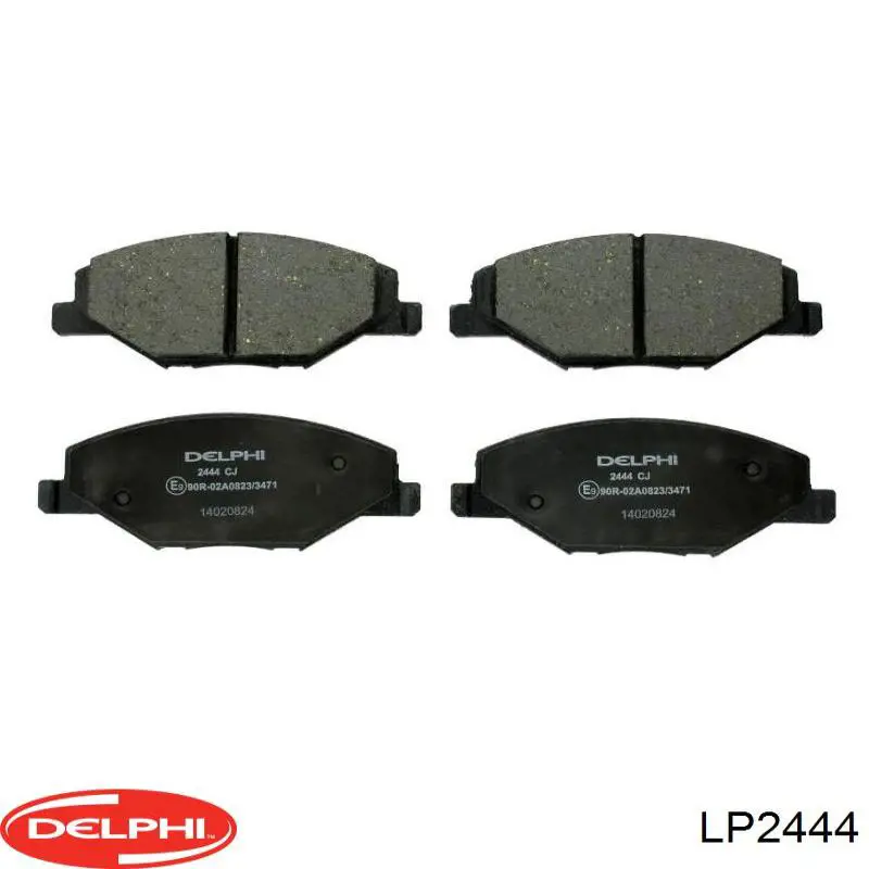 Передні тормозні колодки LP2444 Delphi