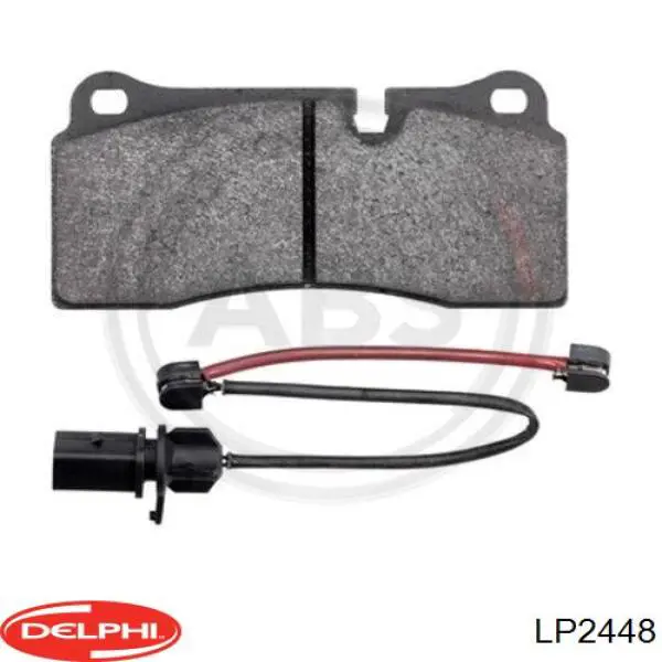 Задні гальмівні колодки Delphi LP2448 ціна, від 47.68 USD