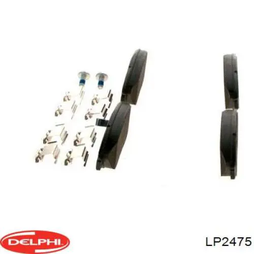 Купити LP2475 Delphi Задні колодки