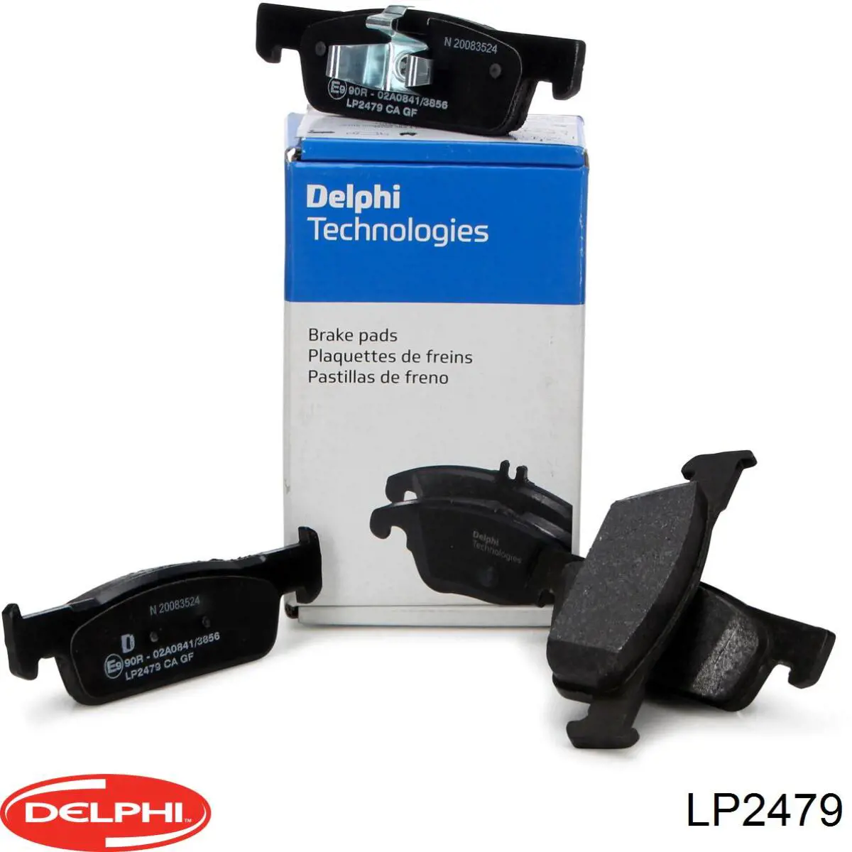 Купити LP2479 Delphi Колодки гальмівні передні, дискові