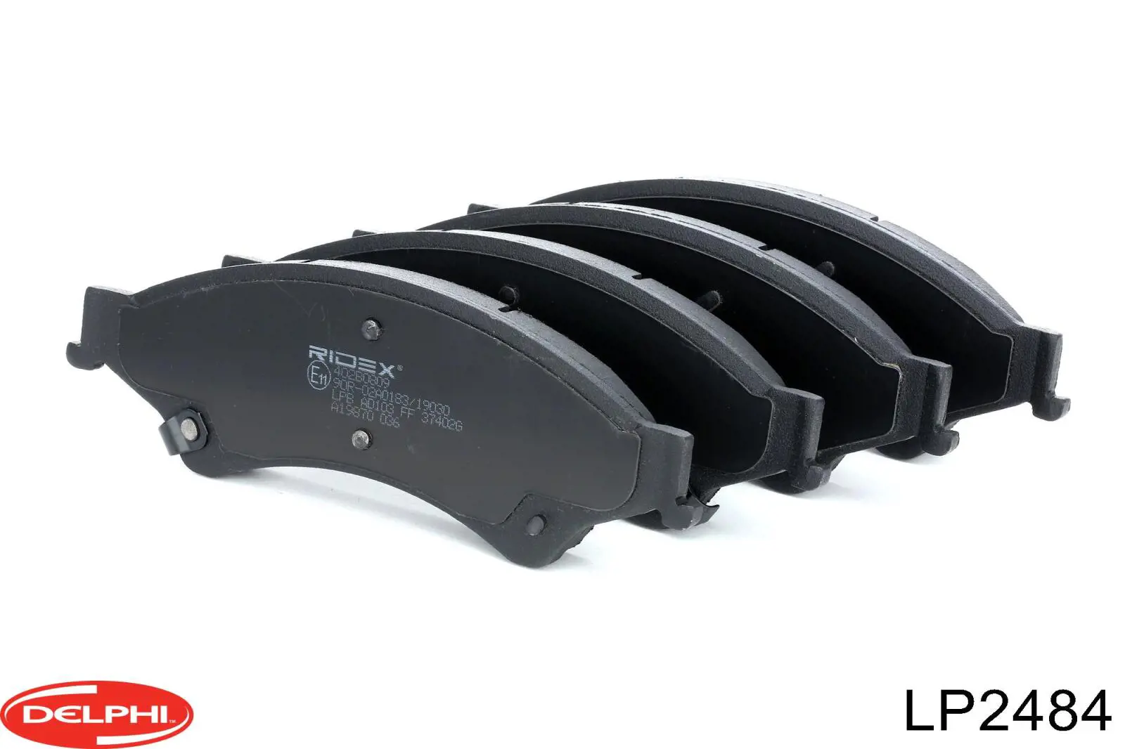 Передні тормозні колодки LP2484 Delphi
