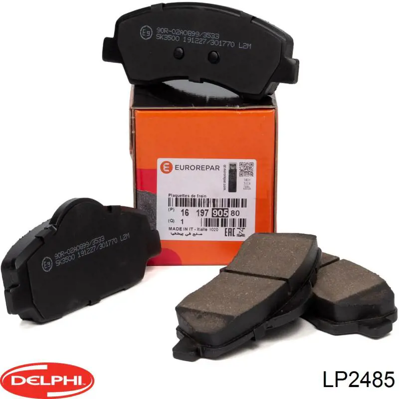 Передні тормозні колодки LP2485 Delphi