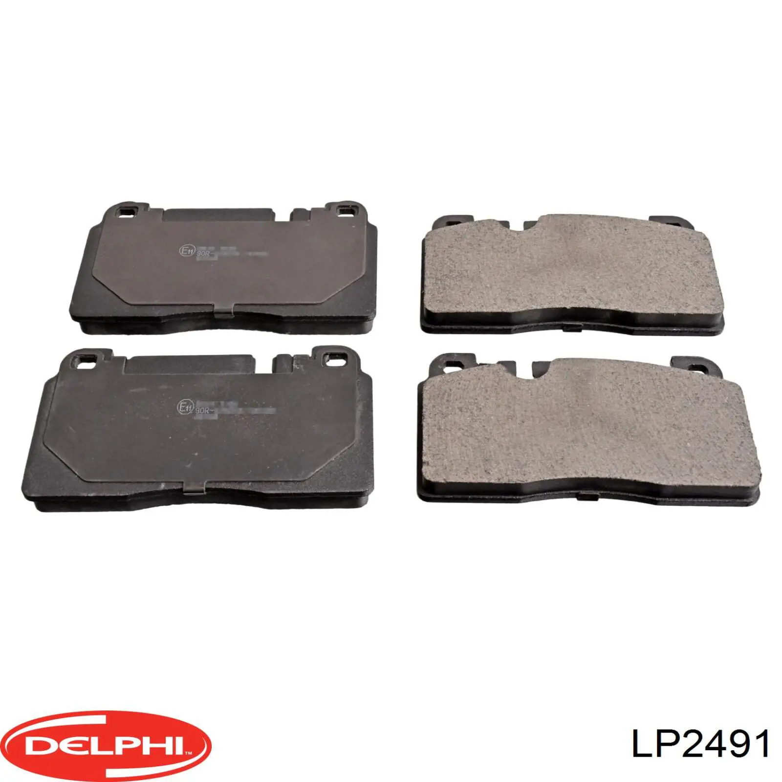 Купити LP2491 Delphi Колодки гальмівні передні, дискові