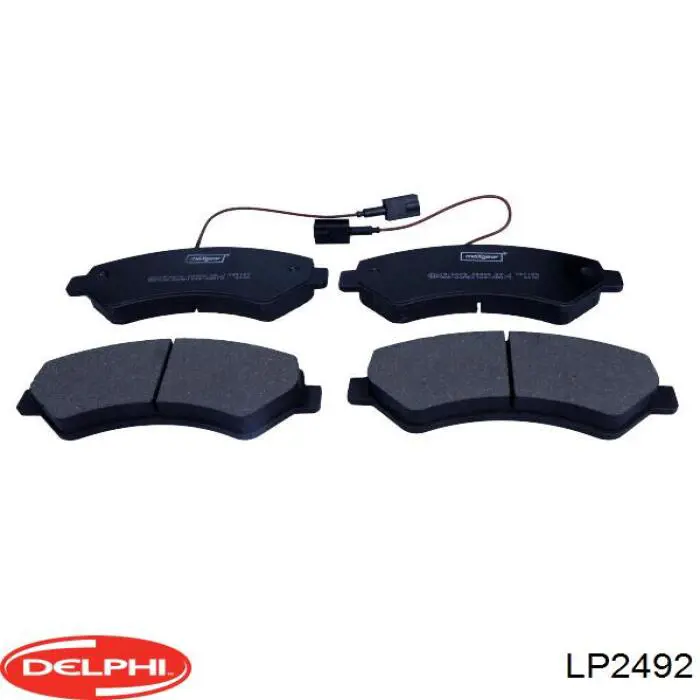 Тормозні колодки Delphi LP2492