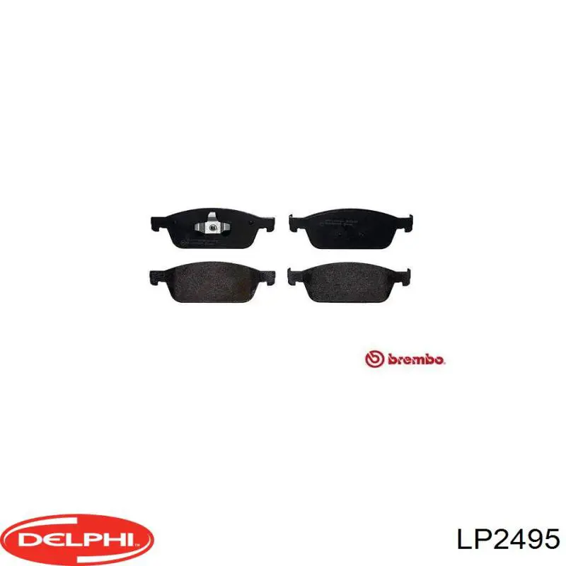 Передні тормозні колодки LP2495 Delphi