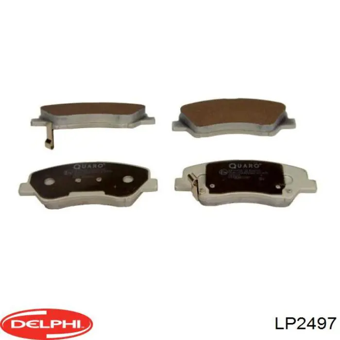 Передні тормозні колодки LP2497 Delphi