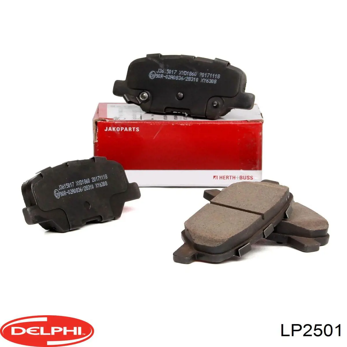 Купити LP2501 Delphi Задні колодки