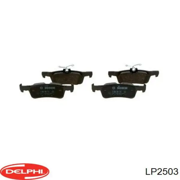 Задні дискові колодки Delphi LP2503