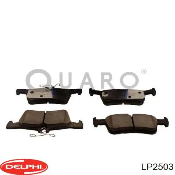 Задні гальмівні колодки Delphi LP2503 ціна, від 23.87 USD