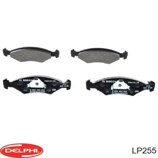 Передні тормозні колодки LP255 Delphi