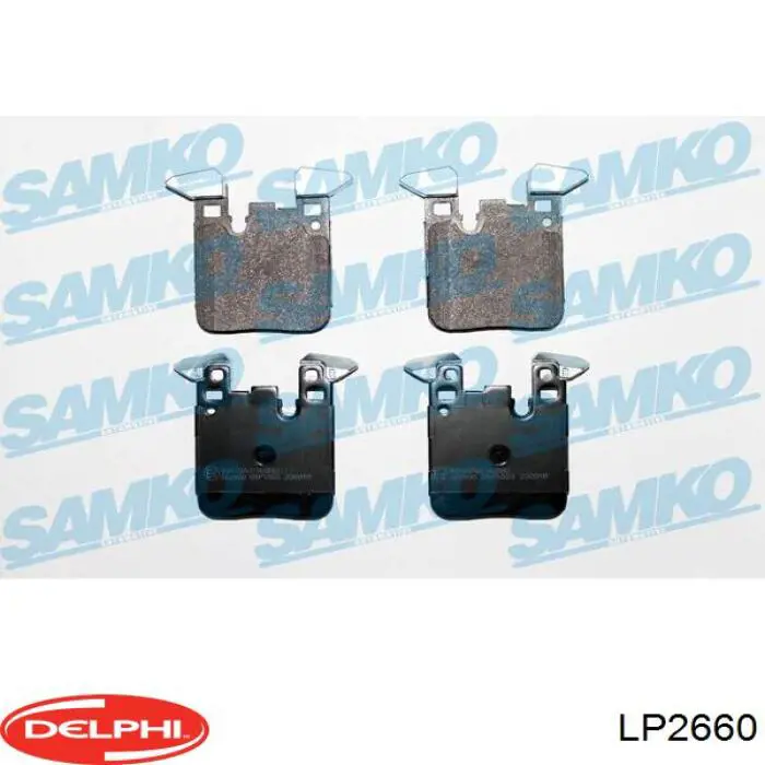 Купити LP2660 Delphi Задні колодки