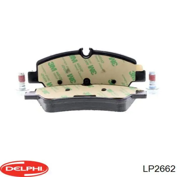 Задні гальмівні колодки Delphi LP2662 ціна, від 24.73 USD