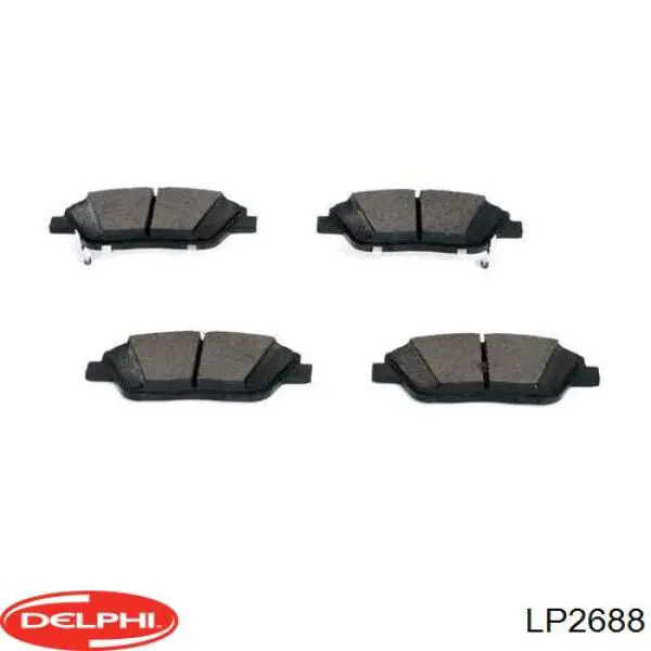 Передні тормозні колодки LP2688 Delphi