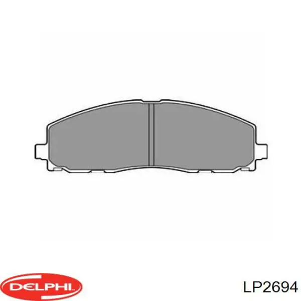 Купити LP2694 Delphi Колодки гальмівні передні, дискові