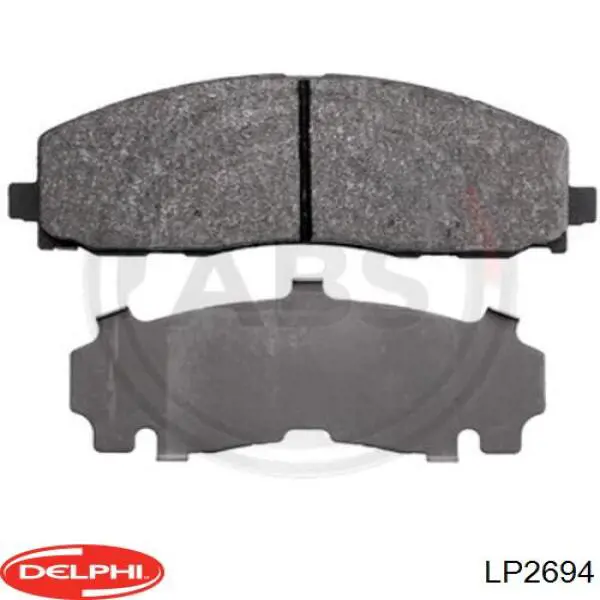 Гальмівні колодки Delphi LP2694 ціна, від 51.78 USD
