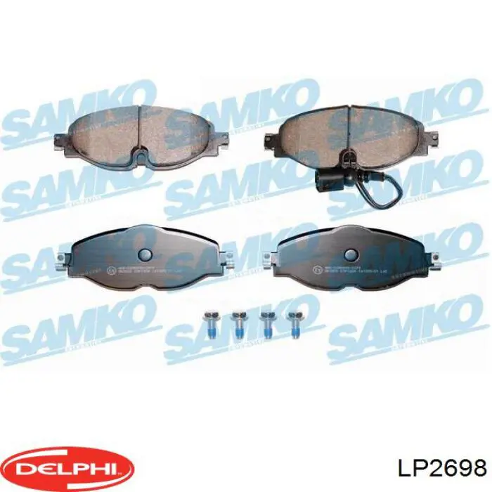 Передні тормозні колодки LP2698 Delphi