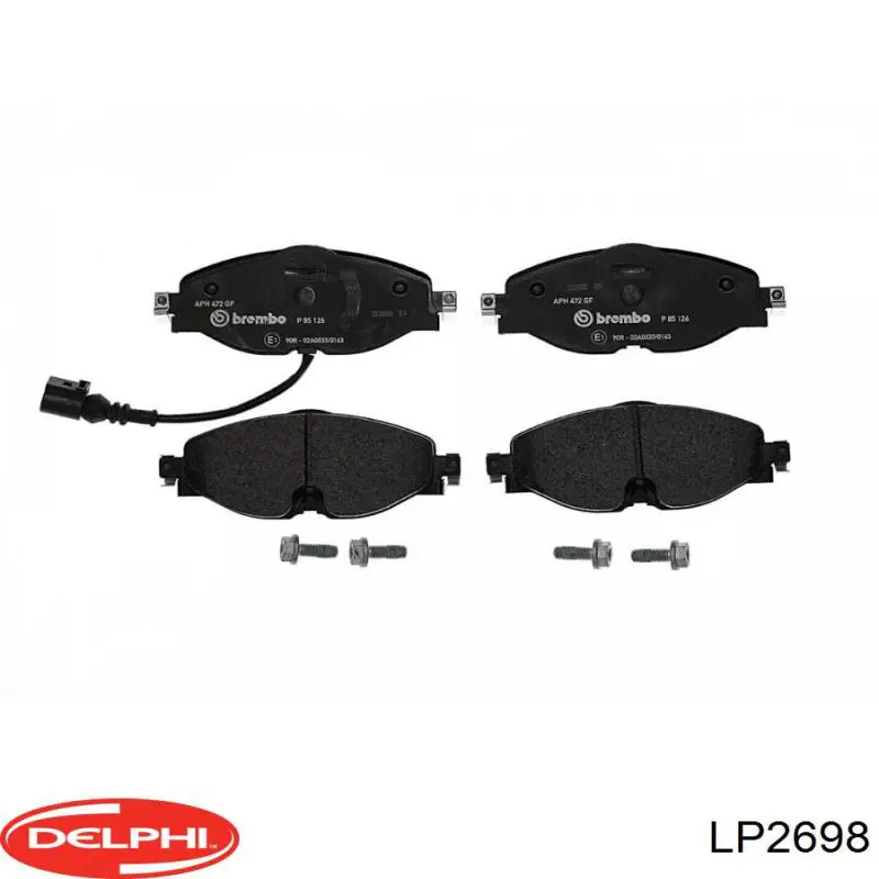 Тормозні колодки Delphi LP2698